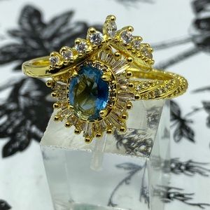 Ring Bomb size 8 18k yellow gold double band